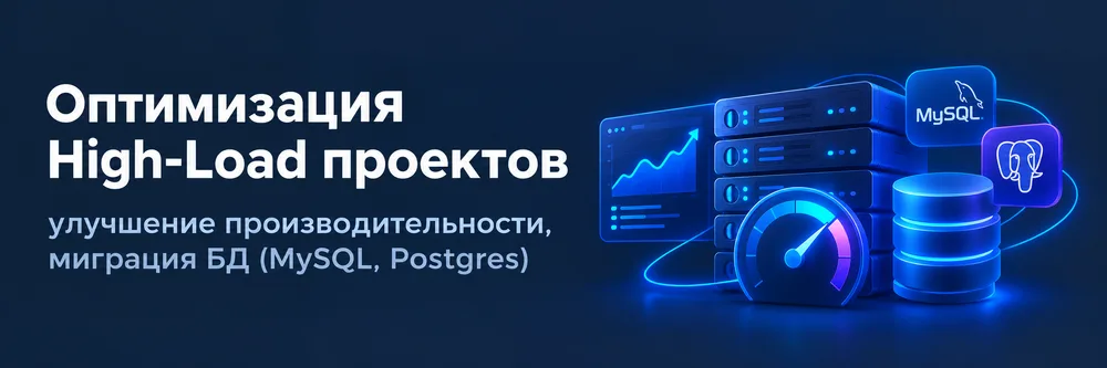 Оптимизация High-Load проектов, улучшение производительности, миграция БД