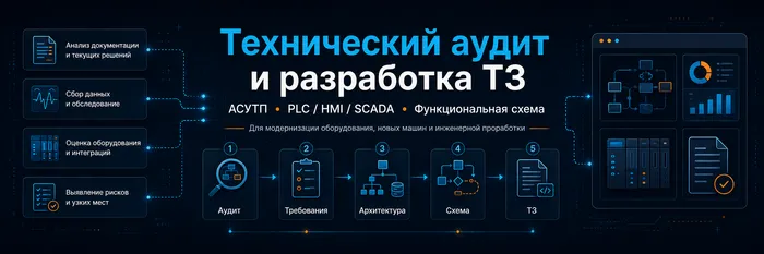Technical audit and development of TK/specifications