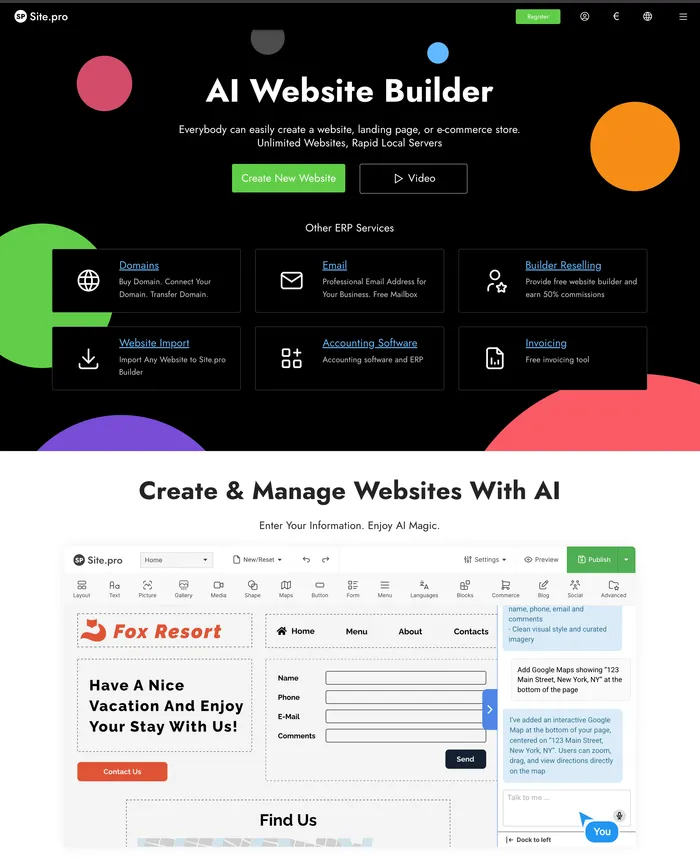 Масштабирование Site.pro: миграция БД и внедрение AI-агентов