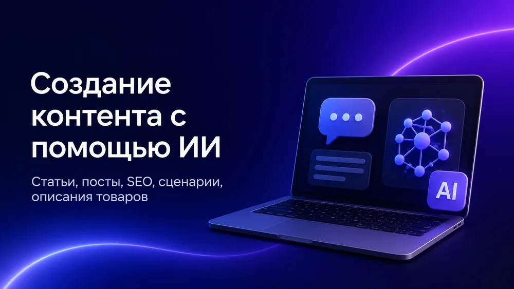 Создам качественный контент с помощью нейросетей