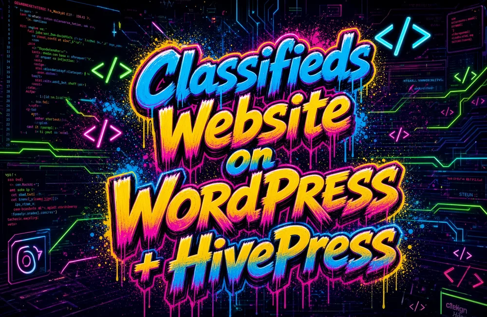 Classifieds Website Development — WordPress + HivePress (Turnkey)/Разработка доски объявлений на WordPress + HivePress под ключ