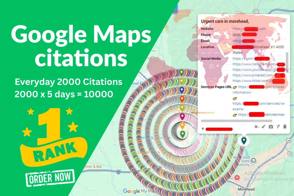 I will do 10,000 Google Maps Citations to Boost Your GMB Local SEO Ranking